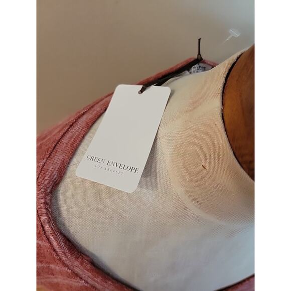 Women's Green Envelope Super Soft Pink Lightweight Sweater Size 3X - Picture 5 of 8